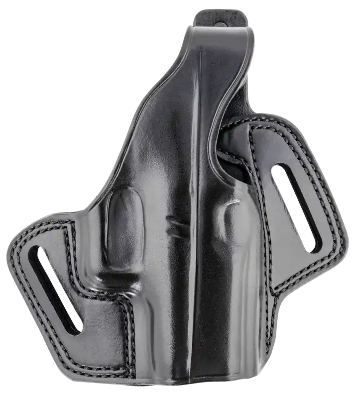 Galco FL800RB Fletch OWB Black Leather Holster for Glock 43/43X & Springfield Hellcat, Right Handed, Fits Belts Up to 1.75"