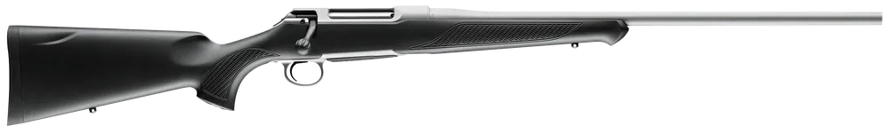 Sauer S1SX65P 100 Silver XT 6.5 PRC Rifle with Stainless Cerakote Finish and Black Max Stock