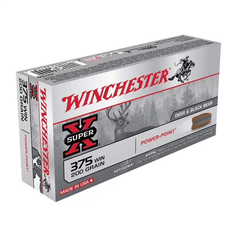 Winchester Super-X Power-Point .375 Win 200gr Ammunition - 20 Rounds