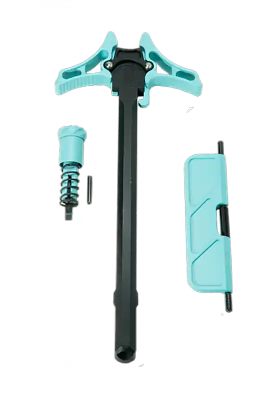 Timber Creek Outdoors AR-15 Enforcer Upper Parts Kit in Robin's Egg Blue Aluminum