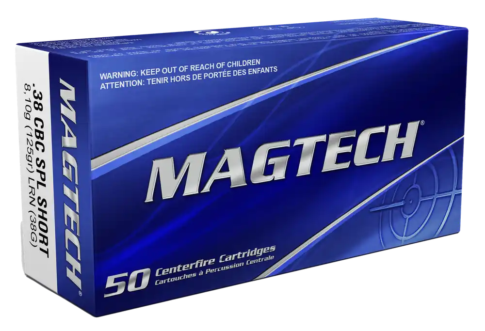 Magtech 38 Special 125gr LRN Ammo - 50 Rounds per Box, 20 Boxes per Case