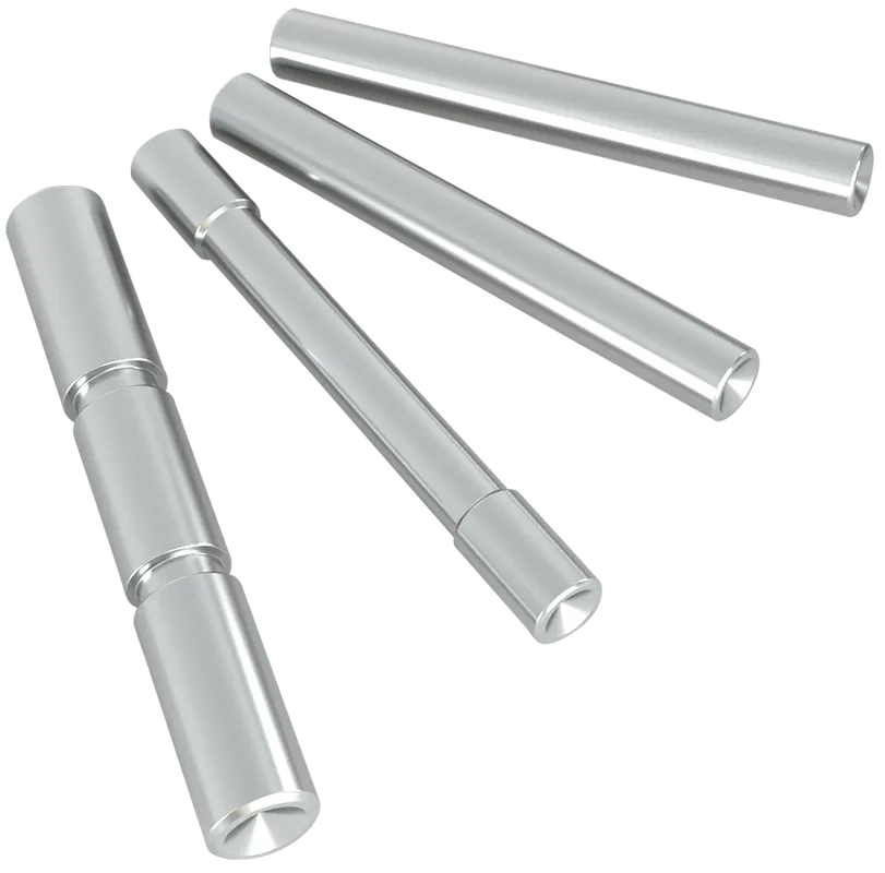 Cross Armory Silver 4 Pin Set for Glock Gen4 - 4140 Steel
