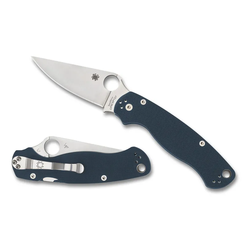 Spyderco Para Military 2 CPM SPY27 Blue Knife