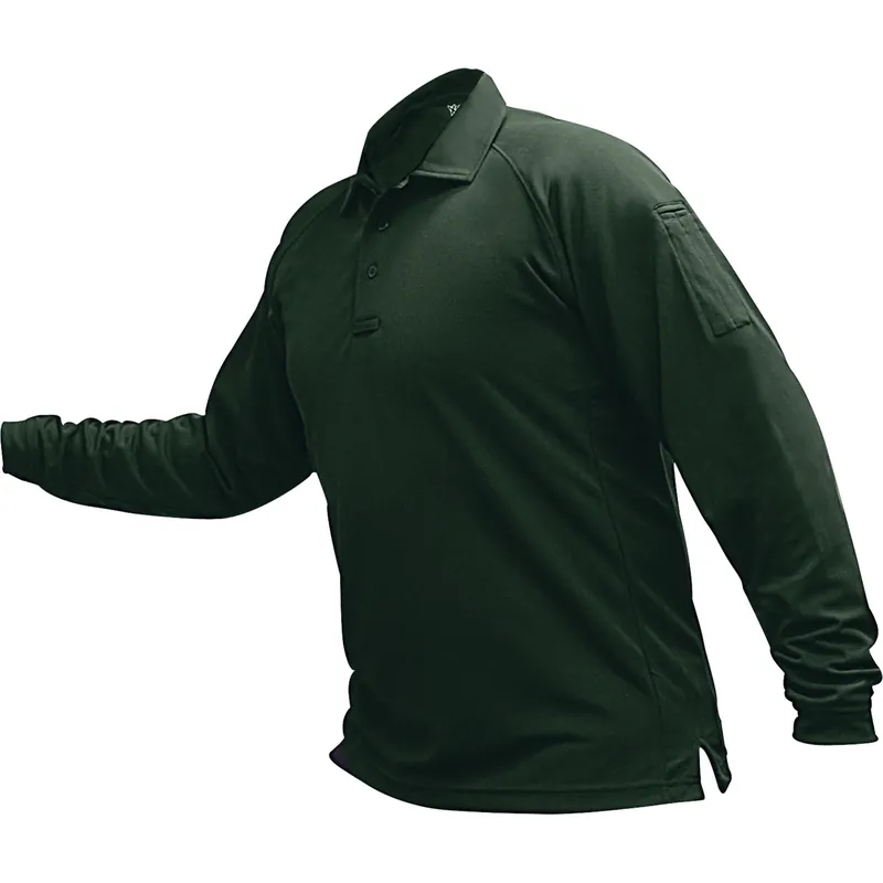 VERTX Coldblack Long Sleeve Polo Green XL