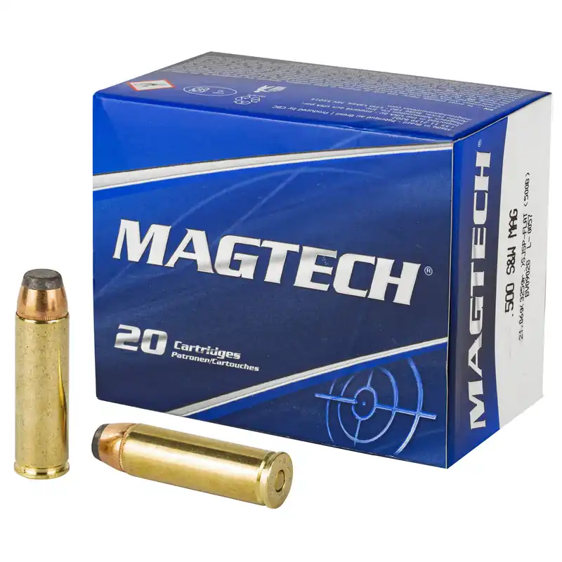 MAGTECH 500SW 325GR Semi-Jacketed Soft Point Ammunition - 20 Rounds/500 Rounds
