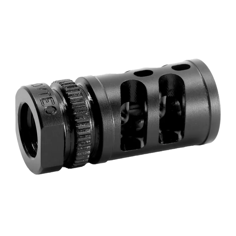 GROVTEC G-COMP 9MM Muzzle Brake 1/2x28 Black