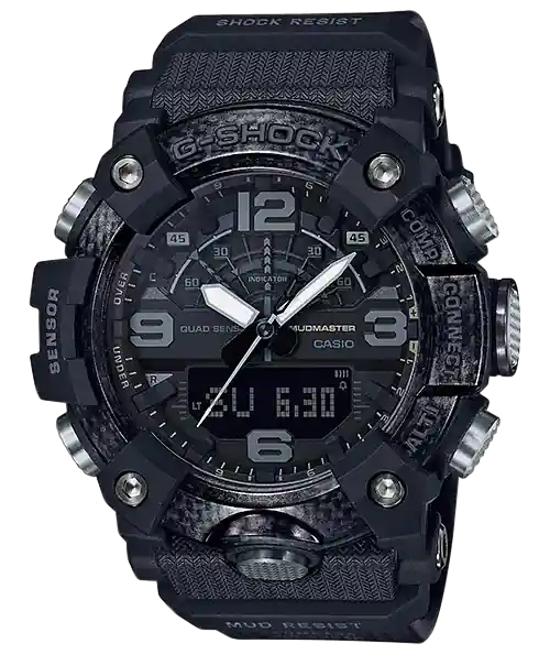 G-Shock Tactical MudMaster GGB1001B Blackout with Digital Compass 145-215mm