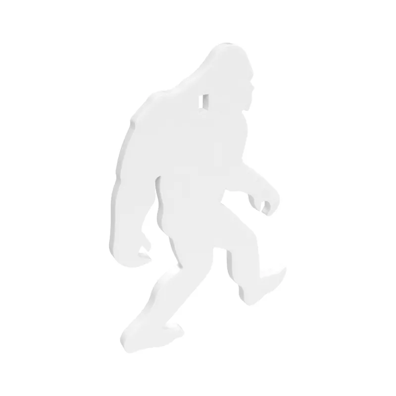 B/C AR500 3/8" Silhouette Yeti White