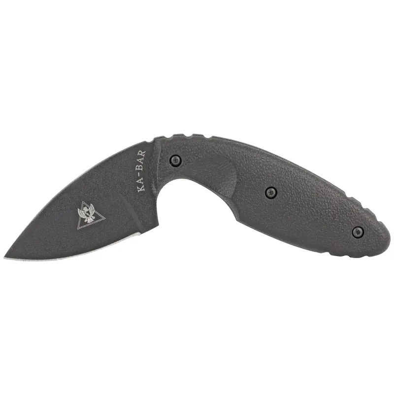 KA-BAR TDI Law Enforcement Knife 2" Black Plain Edge