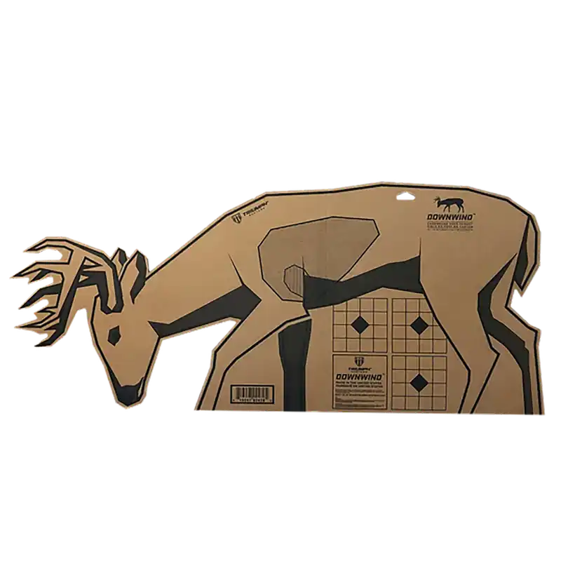 Downwind Deer Standing Target - 40" x 17.5" Cardboard by Triumph Systems