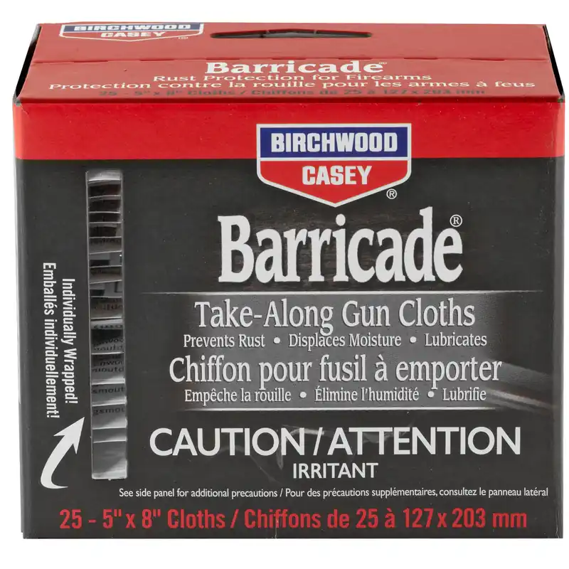B/C Barricade Portable Wipes - Pack of 25