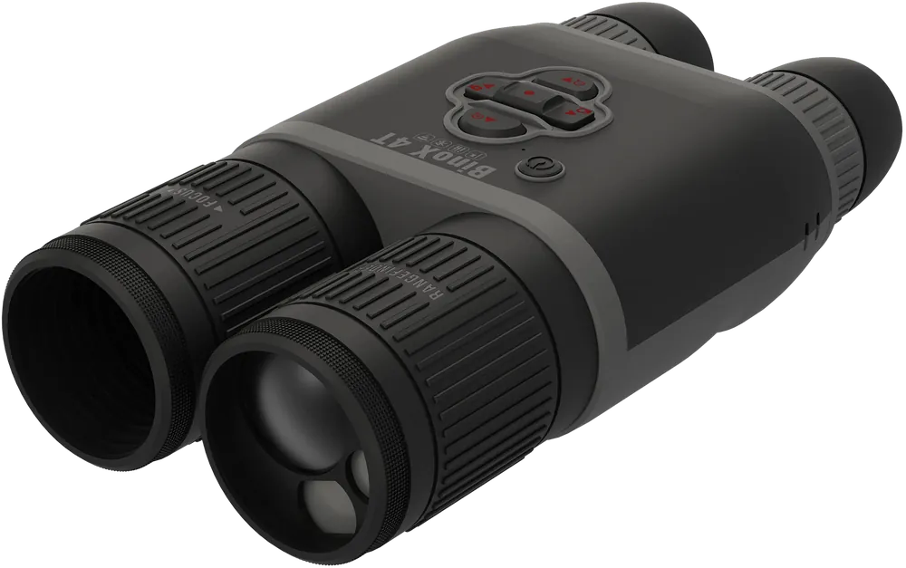 ATN TIBNBX4381L BinoX 4T Thermal Binocular with Rangefinder, 1.2-5x19mm, 4th Gen 384x288, 60Hz, Black