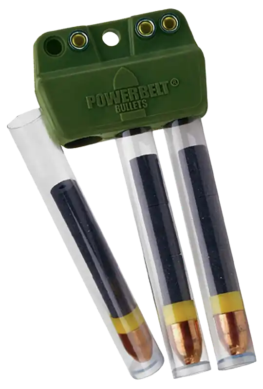 PowerBelt Bullets AC1501 SpeedClip Loader - 50 Cal, Green, 3 Capacity