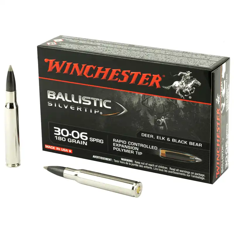 Winchester Ballistic Silvertip .3006 Springfield 180 Grain 20/200 Rounds