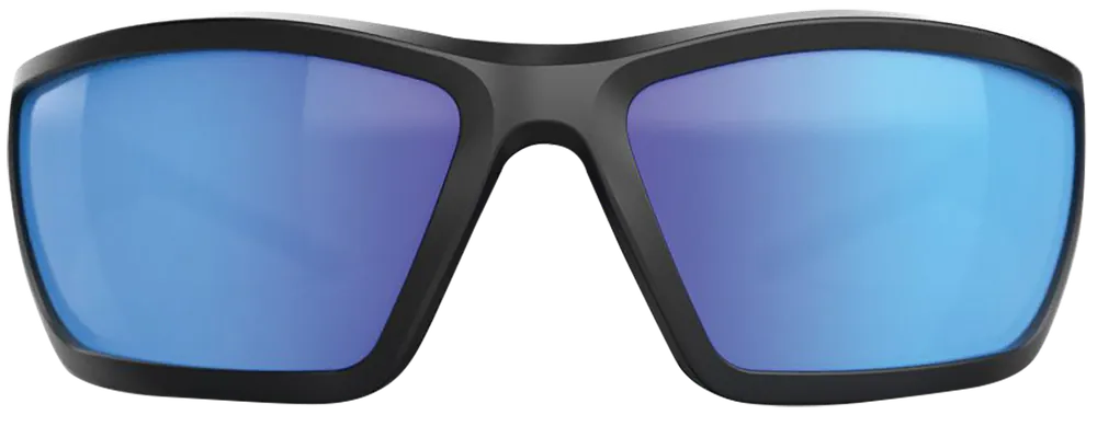 Glock Blue Line Tactical Glasses with Blue Mirror Lens and Black Frame