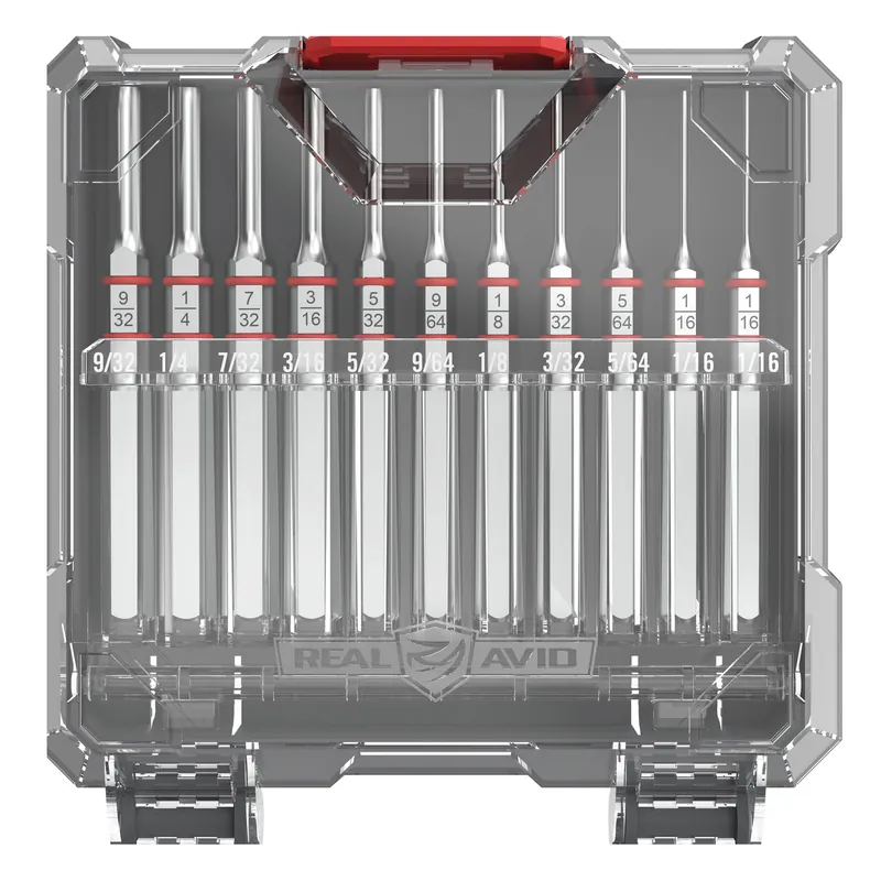 REAL AVID Accu-Punch 11-Piece Pin Punch Set