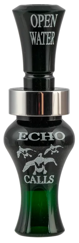 Echo Calls 77764 Open Water Single Reed Mallard Hen Duck Call - Dark Green Acrylic