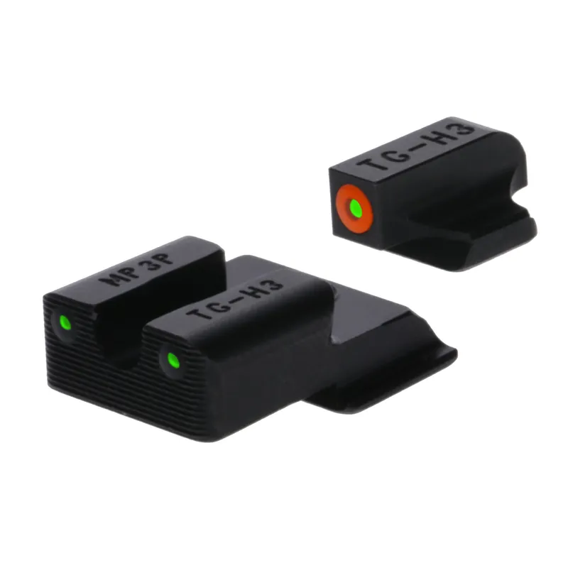 TRUGLO Tritium Pro Night Sights for Smith & Wesson EZ 9mm - Orange Front