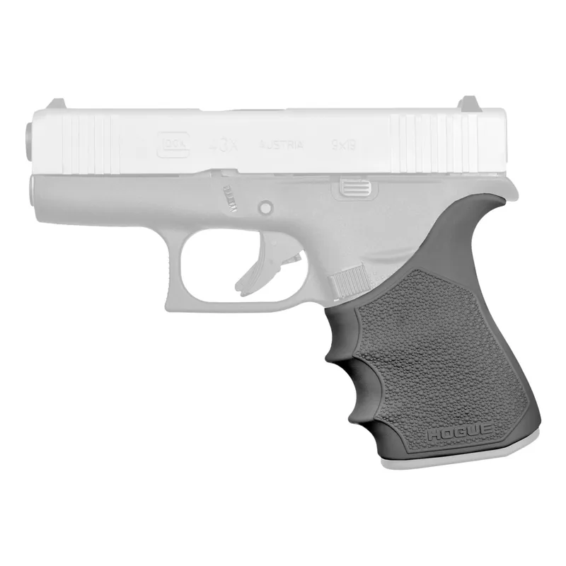 Hogue HandAll Beavertail Grip Sleeve for Glock 43X - Black