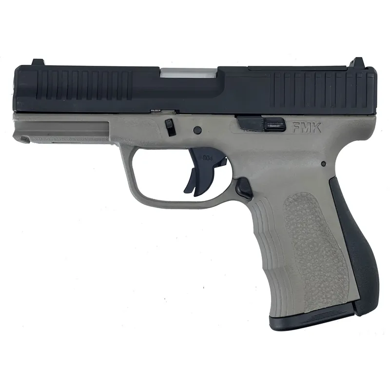 FMK G3 9mm Pistol, 3.87" Barrel, 14-Round Capacity, Black/Titanium Gray Finish
