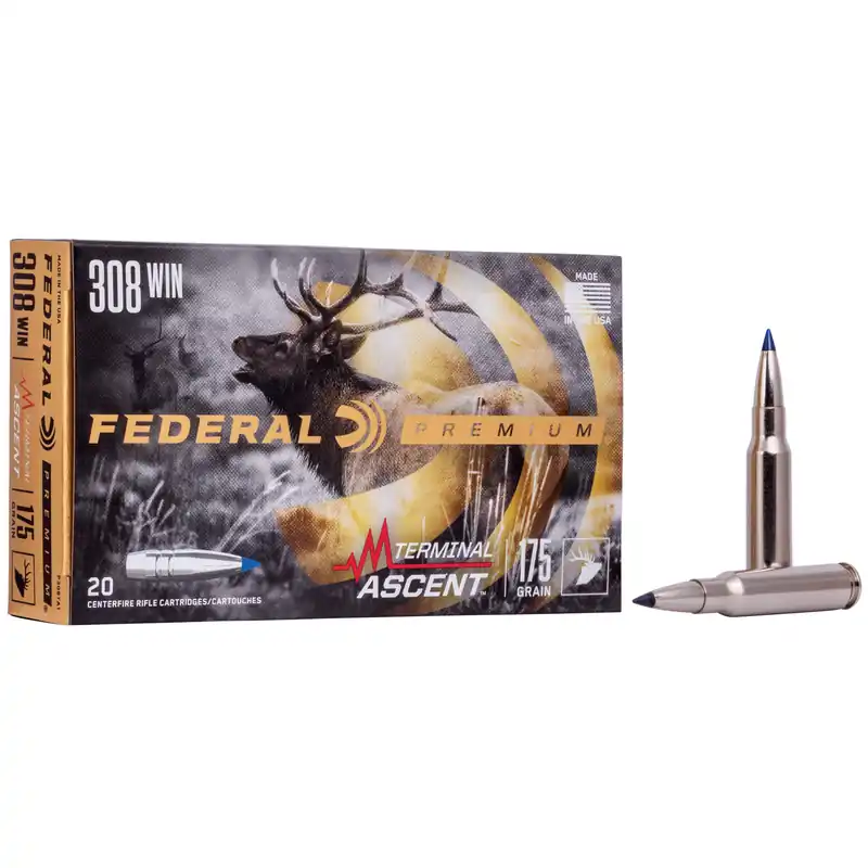 Federal Premium 308 Winchester 175 Grain Tactical Ammunition - 20 Rounds/200 Rounds