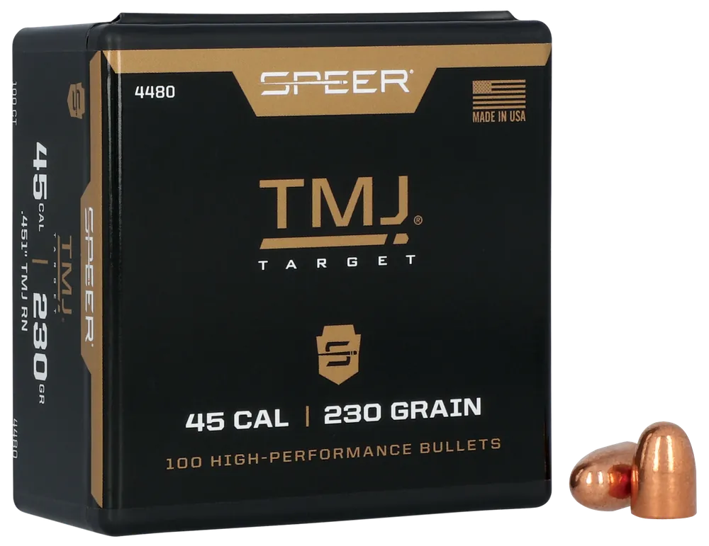 Speer 4480 TMJ .45 Cal 230gr Total Metal Jacket - 100/Box, 5/Case