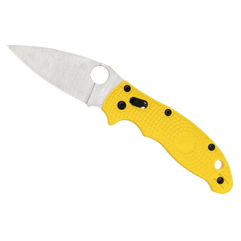 Spyderco Manix 2 Lightweight Salt Yellow CPM Knife