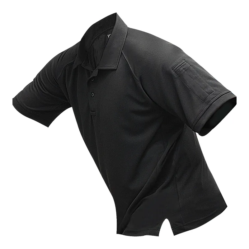 VERTX Coldblack Short Sleeve Polo Black 2XL