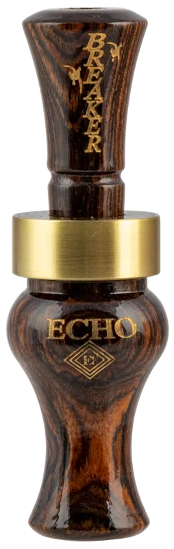 Echo Calls 78913 Breaker Single Reed Mallard Hen Duck Call in Brown Bocote Timber