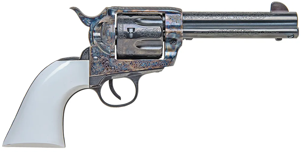 Traditions SAT73110BTM 1873 Frontier .45 Colt Revolver with Blued Barrel & Color Case Hardened Frame