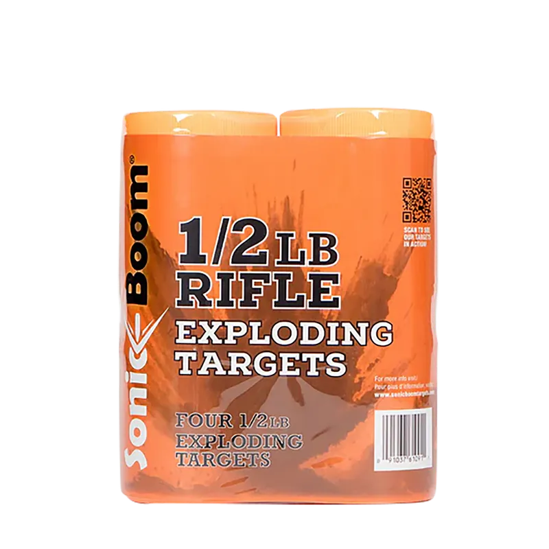 Sonic Boom Jerent SBTHP4P 0.50 lb Rifle Exploding Target - 4 Pack