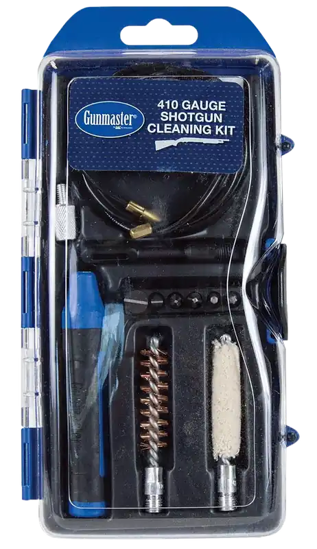 DAC GunMaster 410 Gauge Shotgun Cleaning Kit - 14 Pieces, Black/Blue