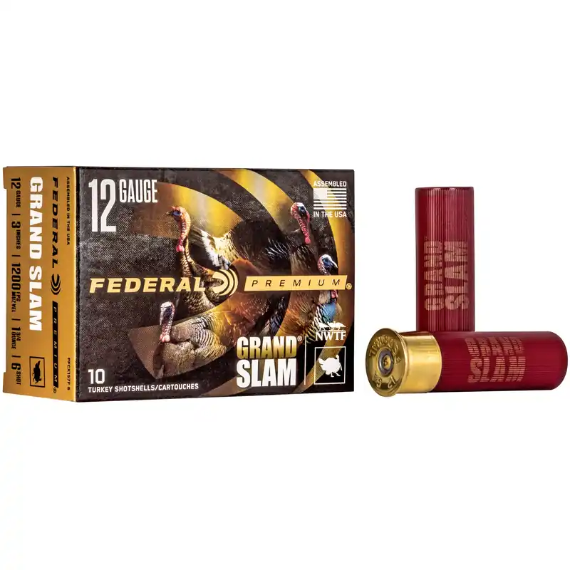 Federal Grand Slam 12 Gauge 3" #6 Shot 1.75 oz - Box of 10