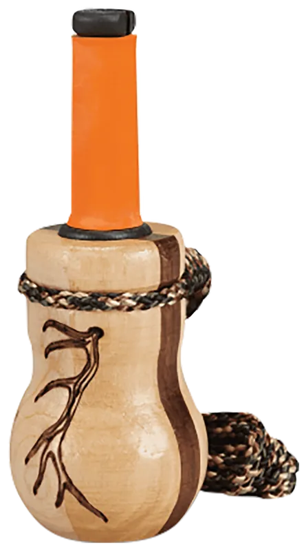 Wayne Carlton's Lil' Heifer Cow Call - Calf/Cow Sounds with Walnut/Maple Barrel