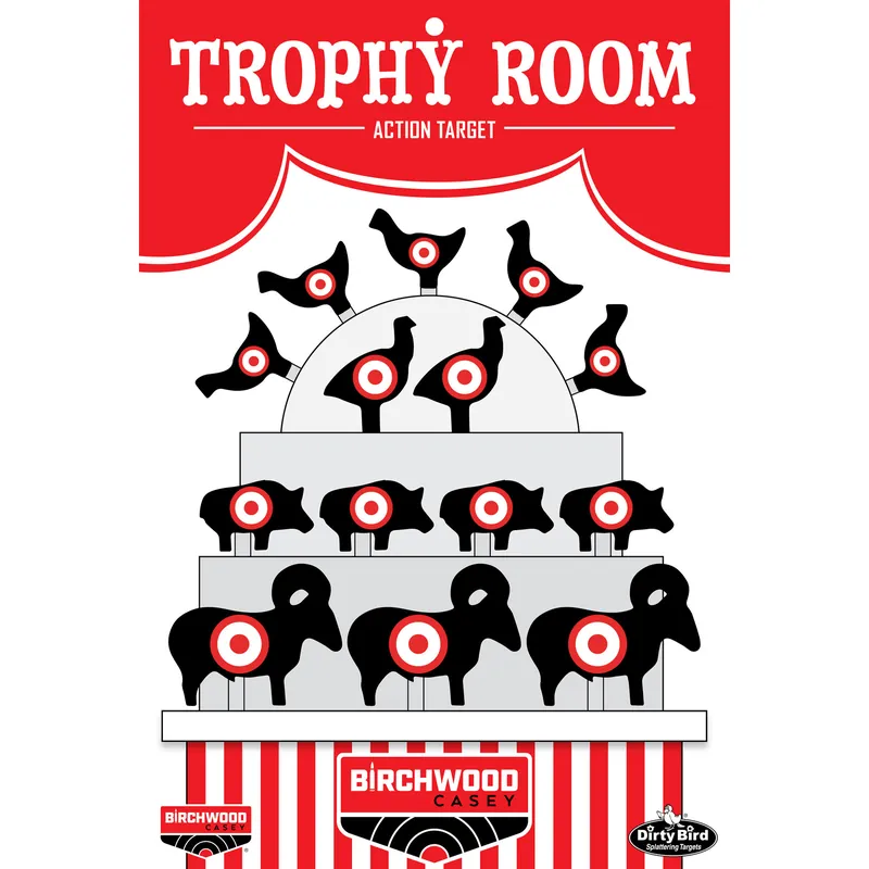 Dirty Bird Trophy Room Target 6-Pack