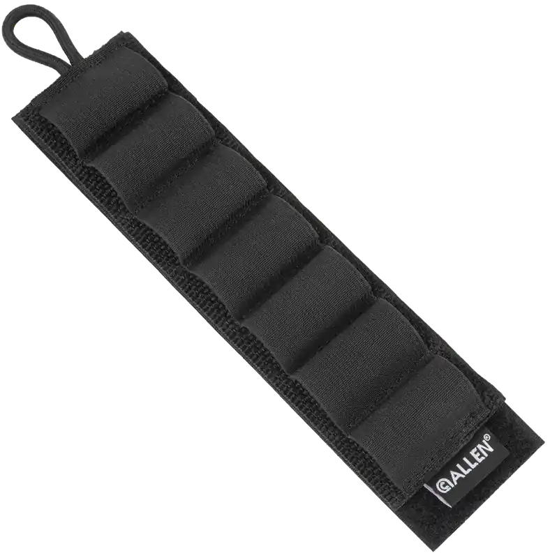 Allen 18421 Ammo Card - Black Endura 12 Gauge 7-Round Velcro Mount