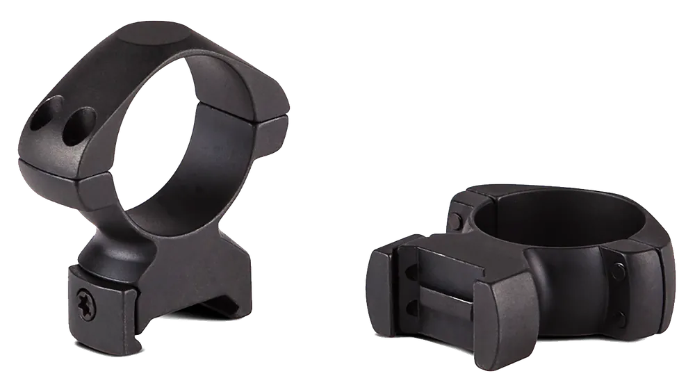 Konus 7402 Matte Black 1" Low Steel Rings 0 MOA