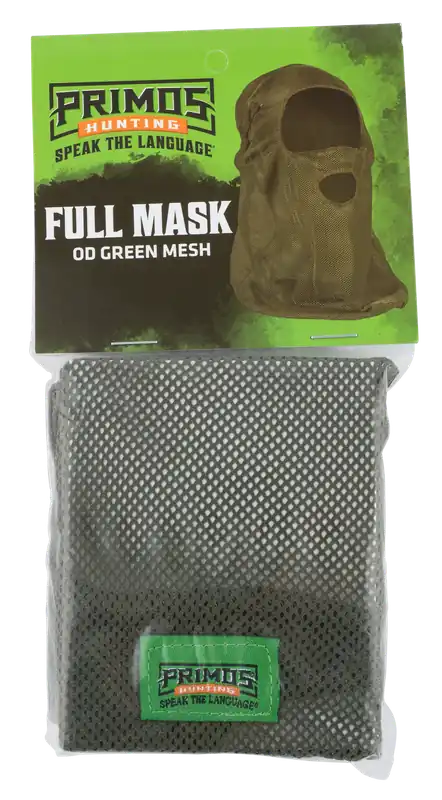 Primos PS6663 OD Green Full Face Mesh Mask OSFA