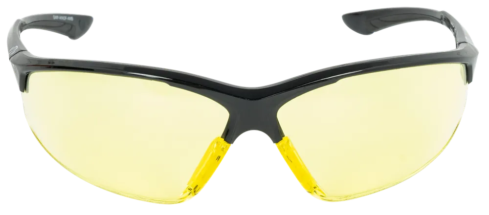 Walker's IKON Tanker Ballistic Eyewear with Amber Lens and Matte Black Frame
