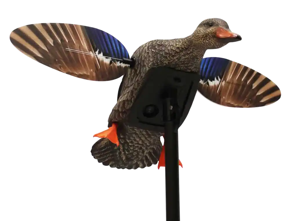 Remote-Controlled Mini Hen Mallard Decoy - Multi-Color Plastic by Mojo Outdoors