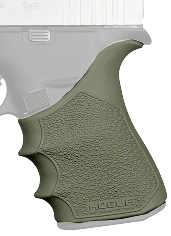 Hogue 18211 OD Green Rubber Beavertail Grip Sleeve Handall