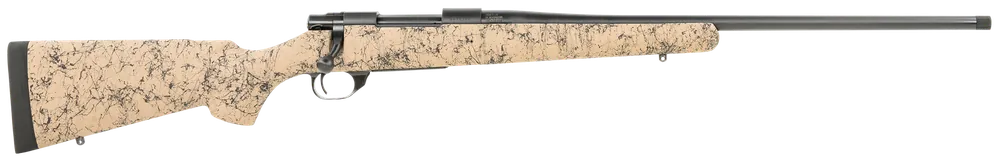 Howa M1500 HS Precision .308 Win Rifle with 22" Threaded Barrel and Tan Black Webbed Stock