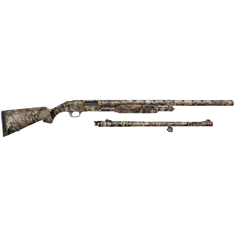 Mossberg 500 Combo 12 Gauge Shotgun with 24" and 28" Barrels, 5-Round Capacity