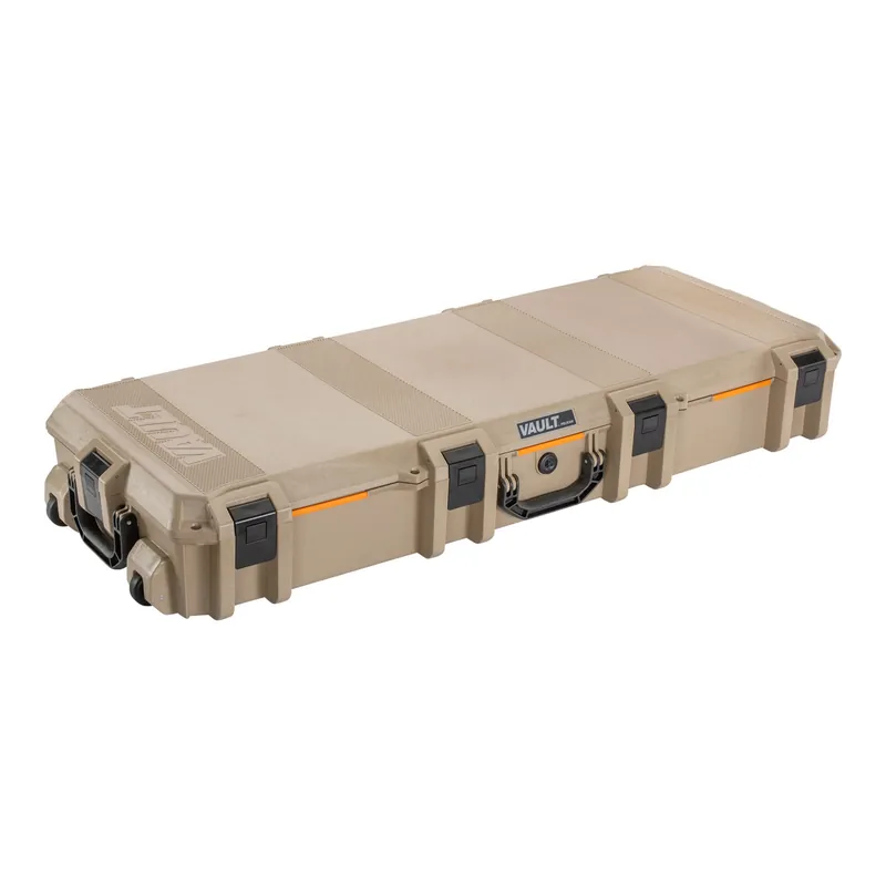 PELICAN V730 Vault Case with Wheels and Foam - Tan