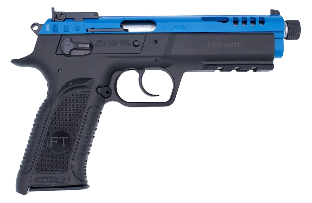 Tanfoglio TFFORCE22TB Force Tactical 22 LR Pistol with Threaded Barrel and Optic Cut Slide