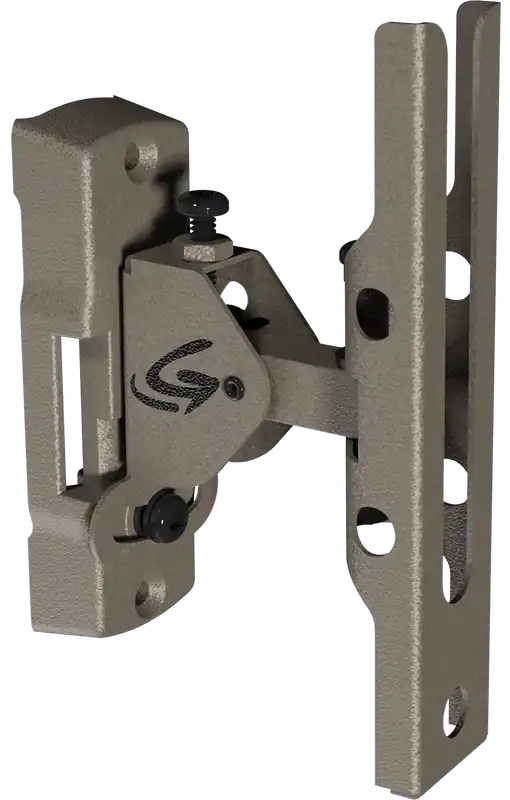 Cuddeback 3488 Genius Pan Tilt Lock Mount for Trail Cameras with Tripod Socket - Brown Metal