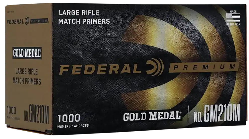 Federal GM210M Gold Medal Multi Caliber 1000 Rounds Per Box, 5 Cases
