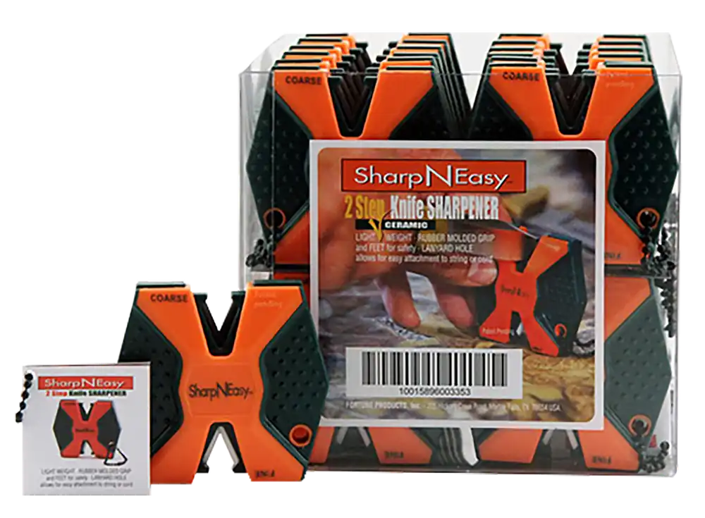 AccuSharp 2-Step Handheld Sharpener with Fine/Coarse Ceramic Stones 24-Pack