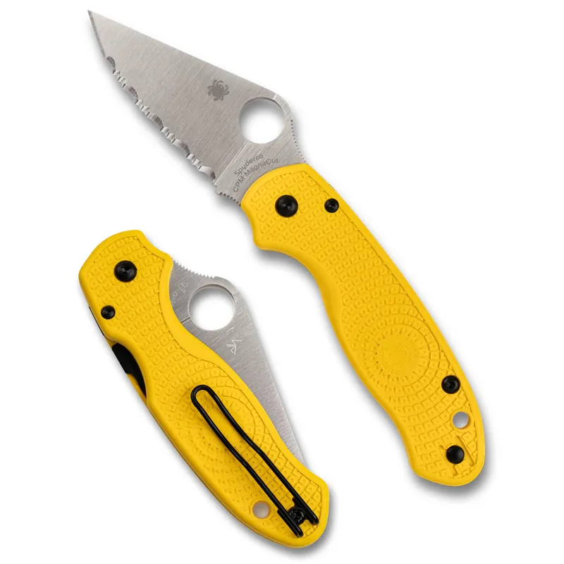 SPYDERCO PARA 3 LW SALT SE YELLOW Knife