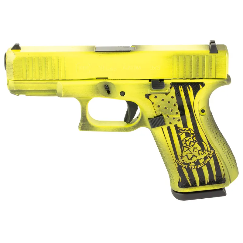 GLOCK 19 GEN5 9MM 15RD Pistol with Gadsden Flag Design
